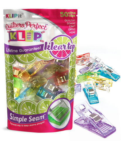 Klear Top Citrus Clips with double Simple Seam(tm) guides